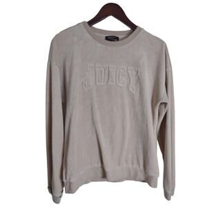 Vintage Y2K‎ Juicy couture velour Spellout top Size Medium